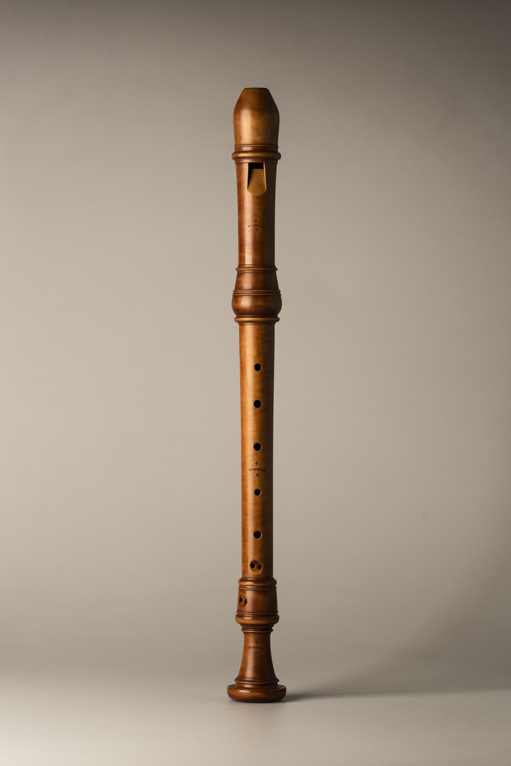Baroque alto recorder after Bressan by Fred Morgan. Photo by Oscar Romero