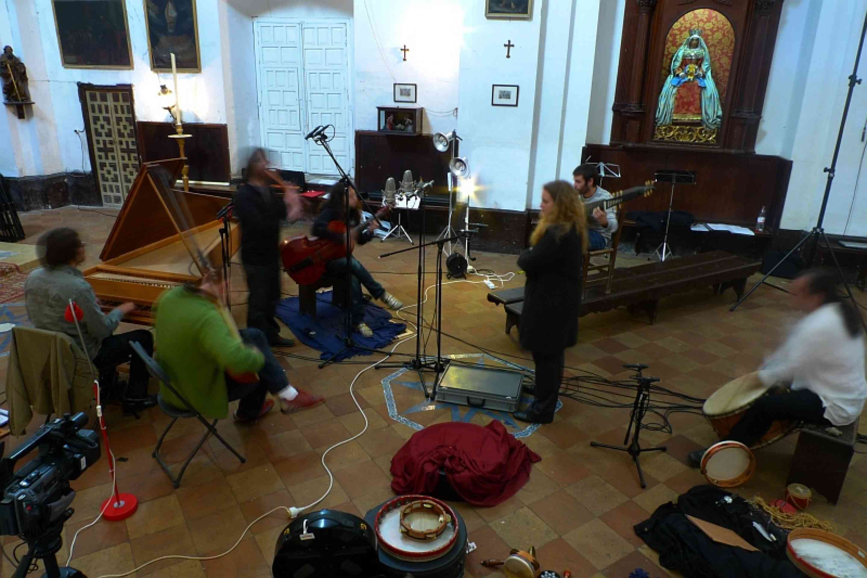 Yr a oydo recording session. Seville, April 2009.