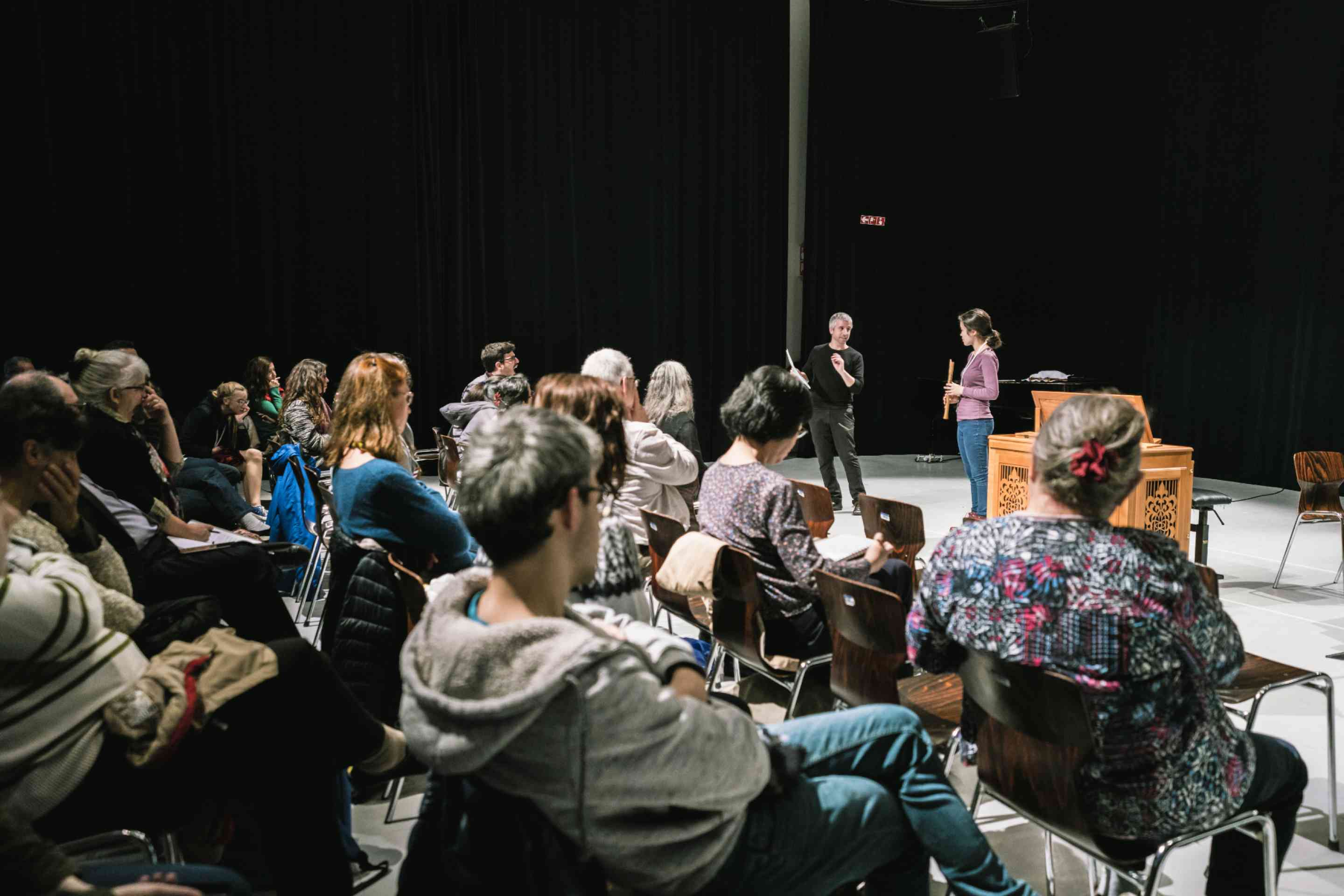 Masterclass au Festival ORDA d’Amsterdam 2019. Photo par Yat Ho Tsang